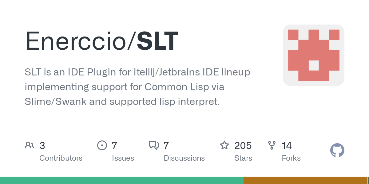 SLT is an IDE Plugin for Itellij/Jetbrains IDE lineup implementing support for Common Lisp via Slime/Swank and supported lisp interpret. - Enerccio/SLT
