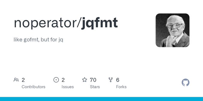 like gofmt, but for jq. Contribute to noperator/jqfmt development by creating an account on GitHub.
