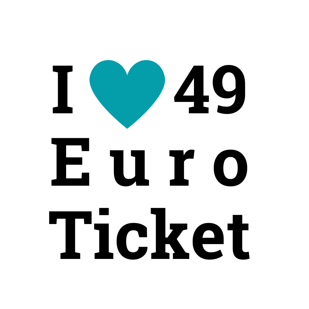 Ich liebe das 49-Euro-Ticket