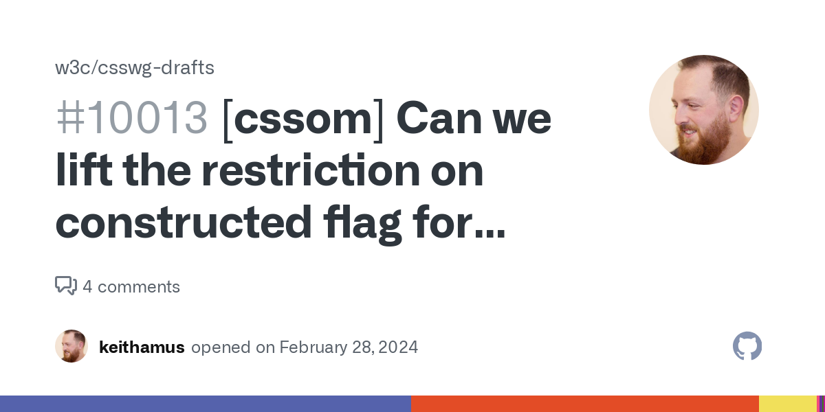 Currently adoptedStyleSheets has a restriction on CSSStyleSheets that have the constructed flag set: The set an indexed value algorithm for adoptedStyleSheets, given value and index, is the followi...