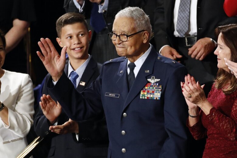 Tuskegee airman Charles McGee