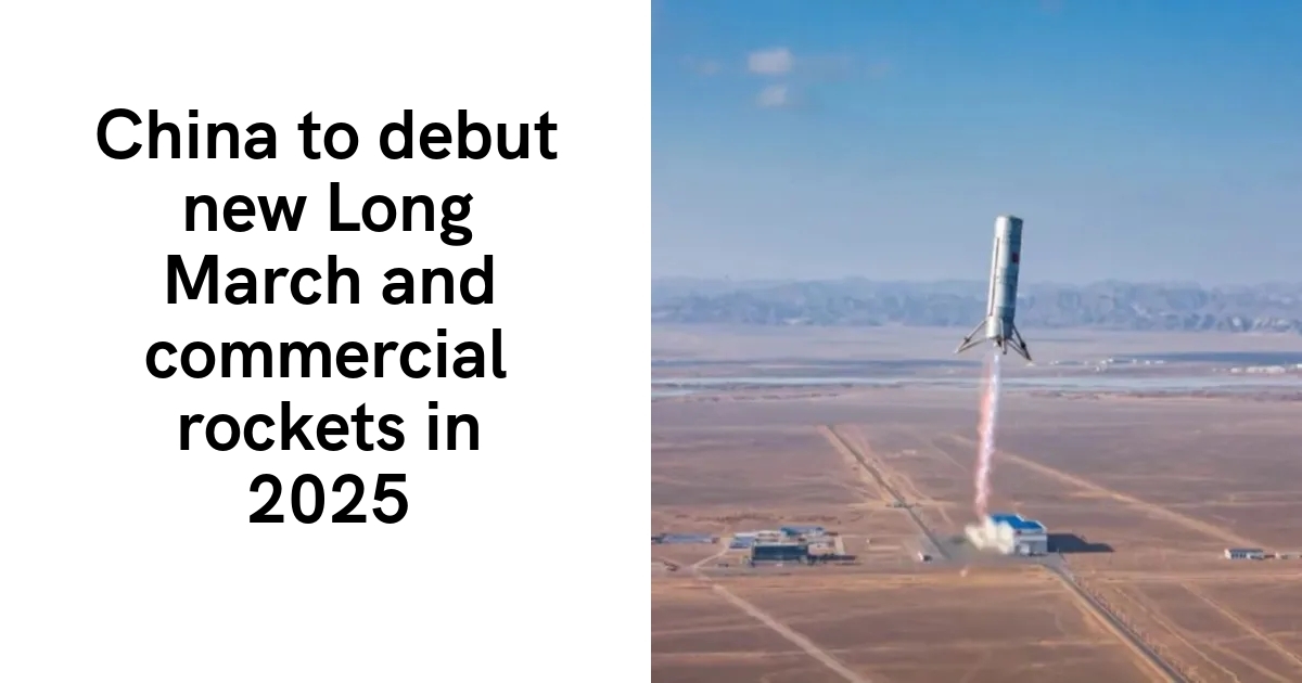 A Landspace Zhuque-3 prototype rocket stage, powered by a methane-liquid oxygen exhuast plume, in the skies above the desert at Jiuquan spaceport, Jan. 19, 2024.