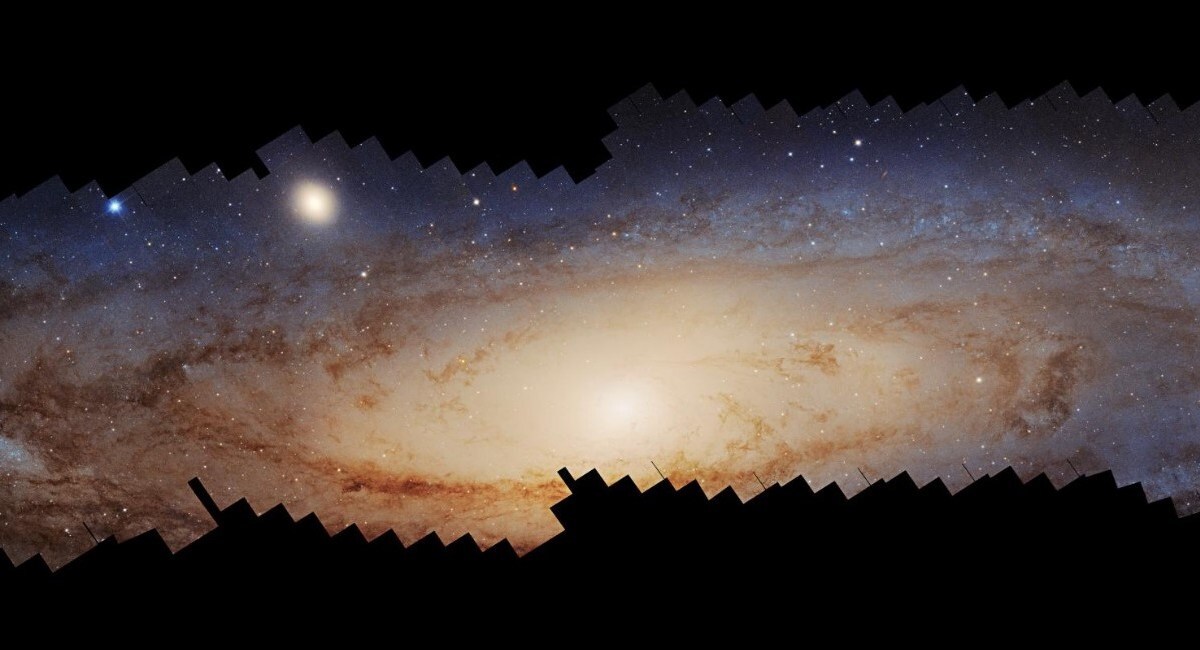 Hubble panorama of Andromeda galaxy