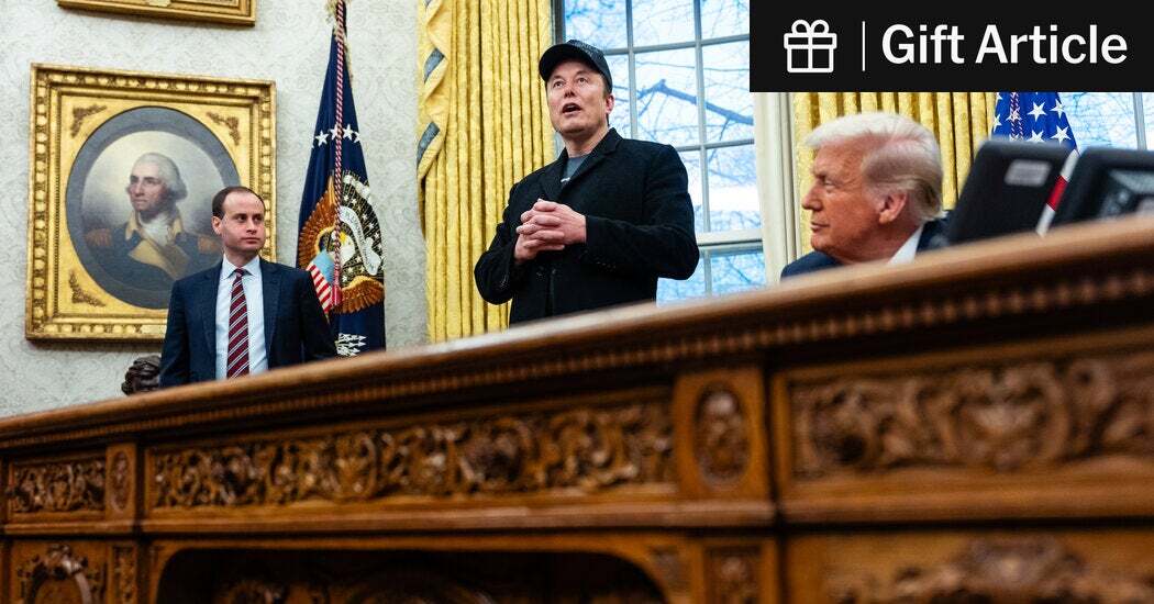 Mr. Musk now finds himself spearheading a radical takeover of the federal bureaucracy, empowered by President Trump in ways that have no historical parallel for an unelected adviser.