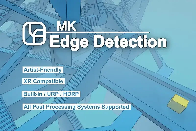 MK Edge Detection - Screen Space Lines Shader