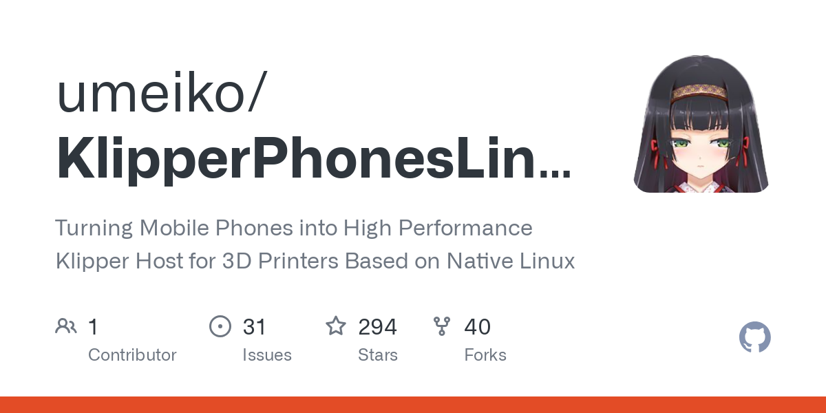 Turning  Mobile Phones into High Performance Klipper Host for 3D Printers  Based on Native Linux - umeiko/KlipperPhonesLinux