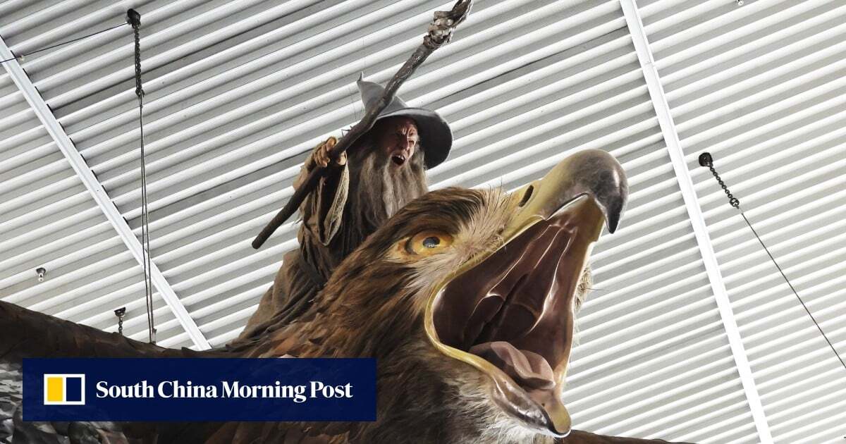 New Zealand airport bids farewell to flying Gandalf sculpture: ‘it breaks my heart’