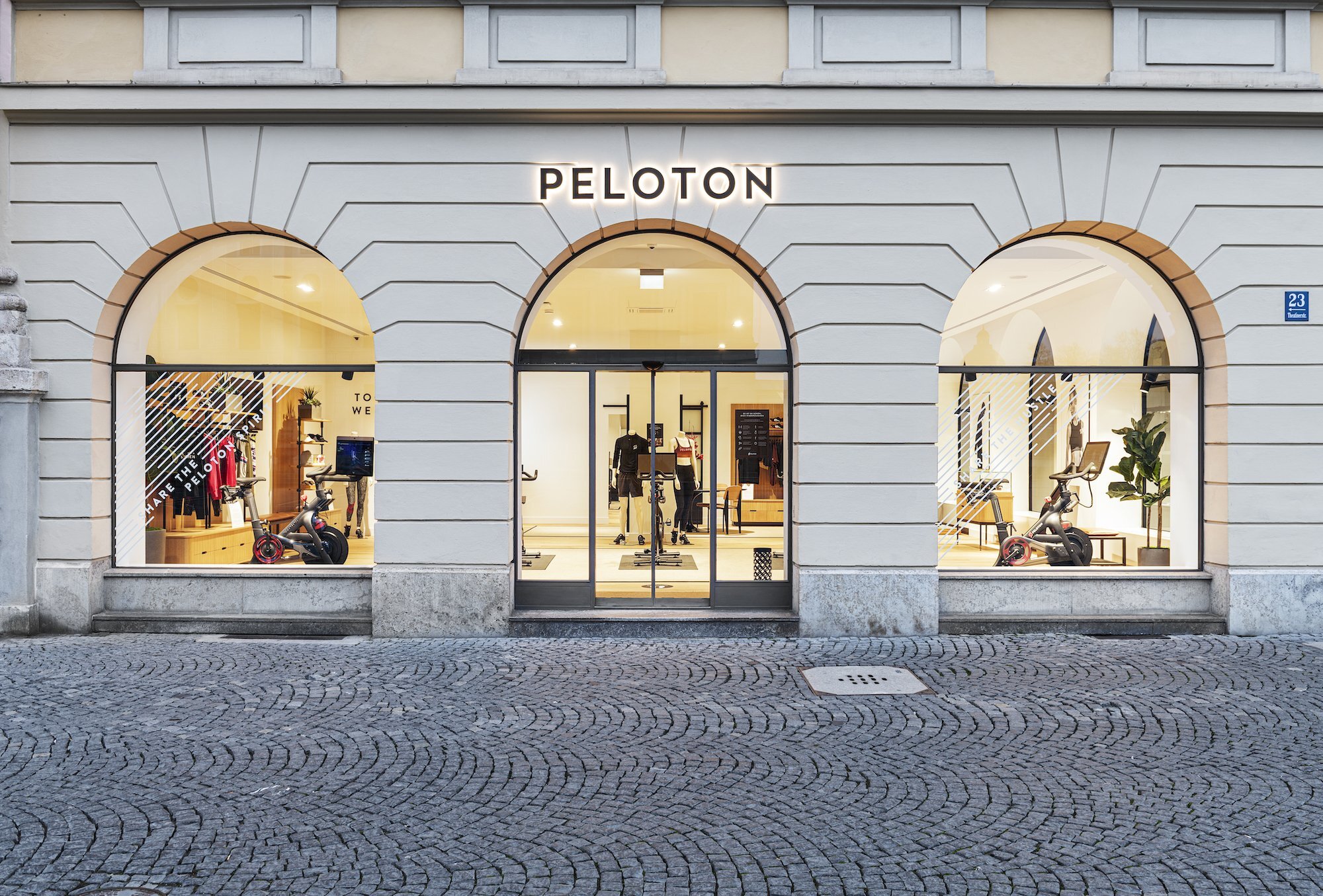 Peloton Store München eröffnet am Odeonsplatz