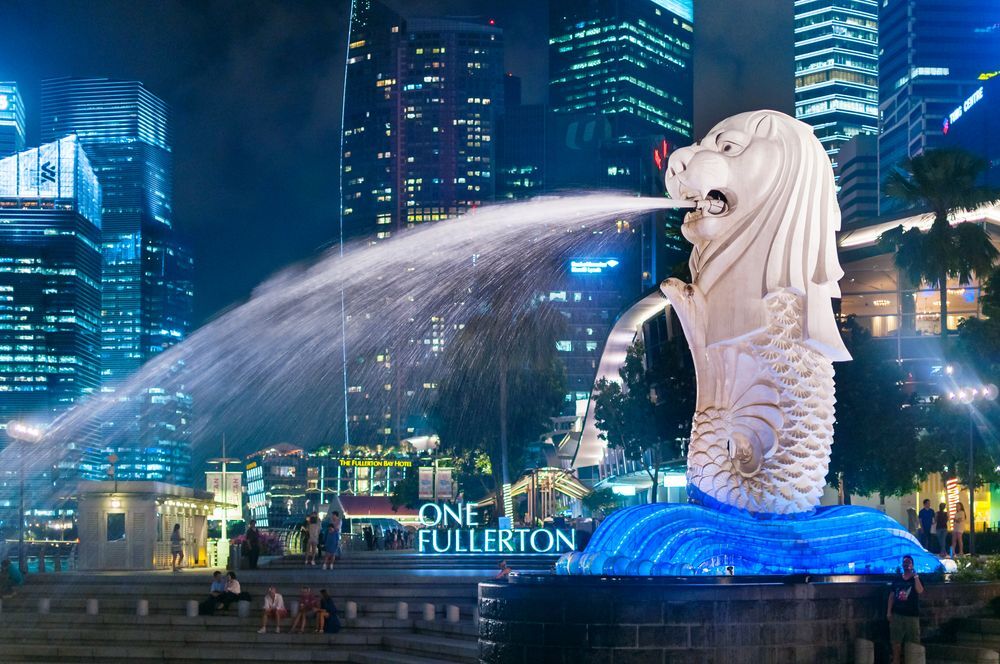 The Merlion in Singapore (CoinDesk archives)