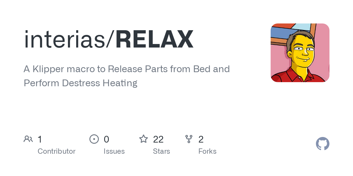 A Klipper macro to Release Parts from Bed and Perform Destress Heating - interias/RELAX