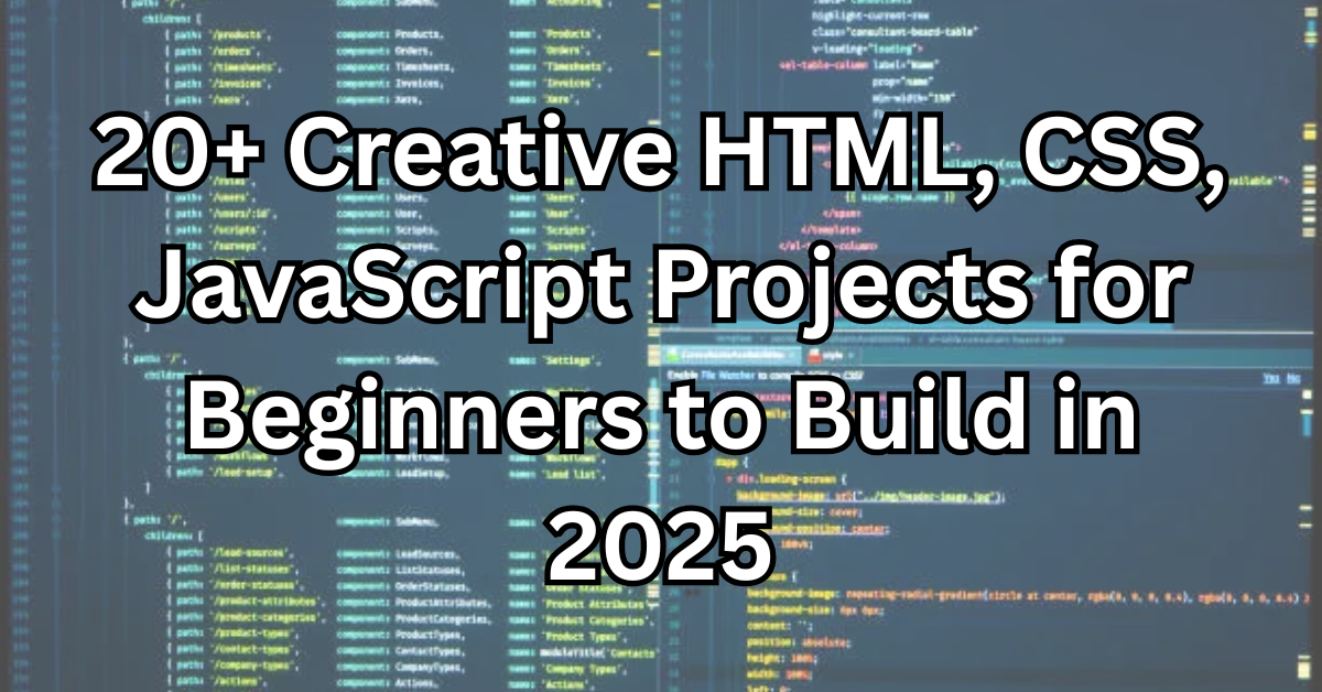 Laptop with code editor open and preview of frontend projects showcasing HTML, CSS, and JavaScript in action – ideal for beginner web developers.