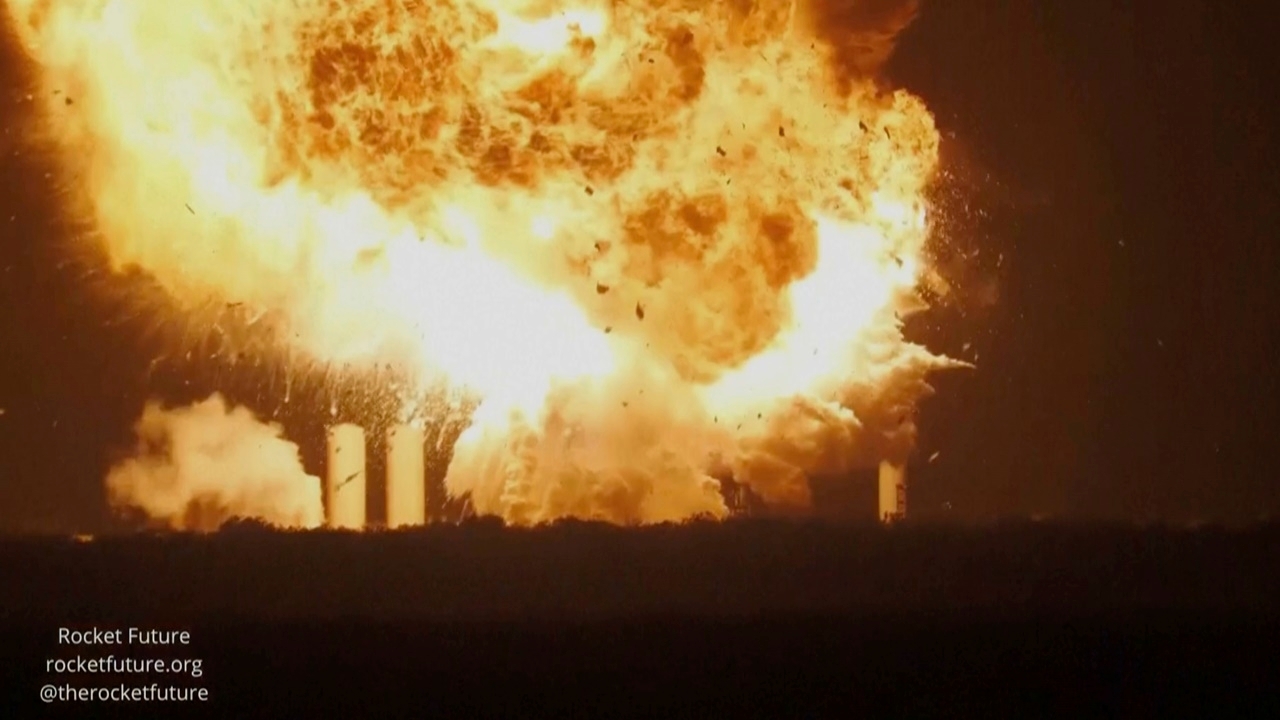 SpaceX's Starship Explodes on Launchpad During Pre-Flight Test in Texas