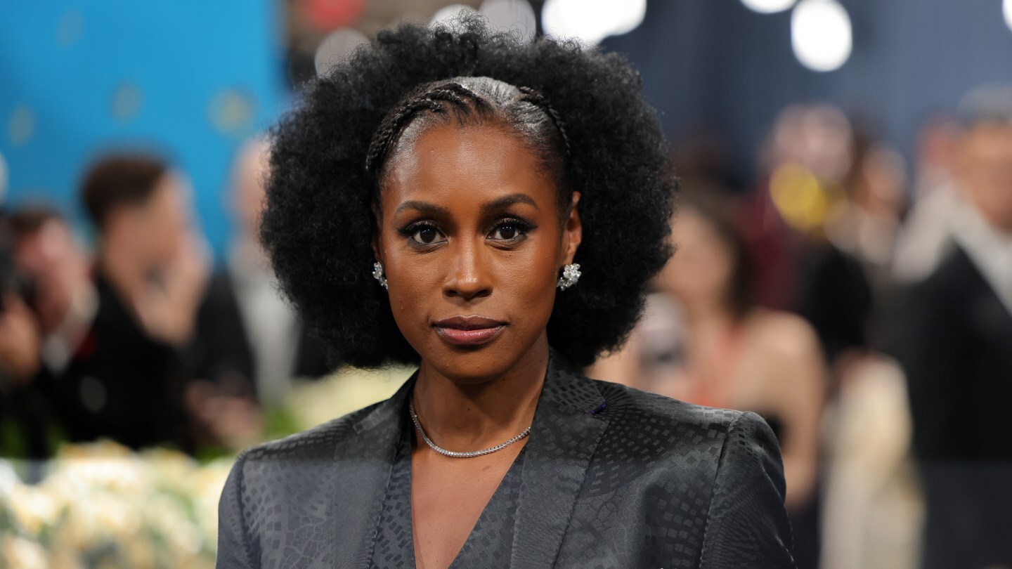 Issa Rae attends the 2025 Met Gala Celebrating "Superfine: Tailoring Black Style" on May 5 in NYC.