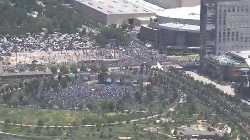 WATCH: Thunder thanks OKC community as 2025 Champions Parade ends