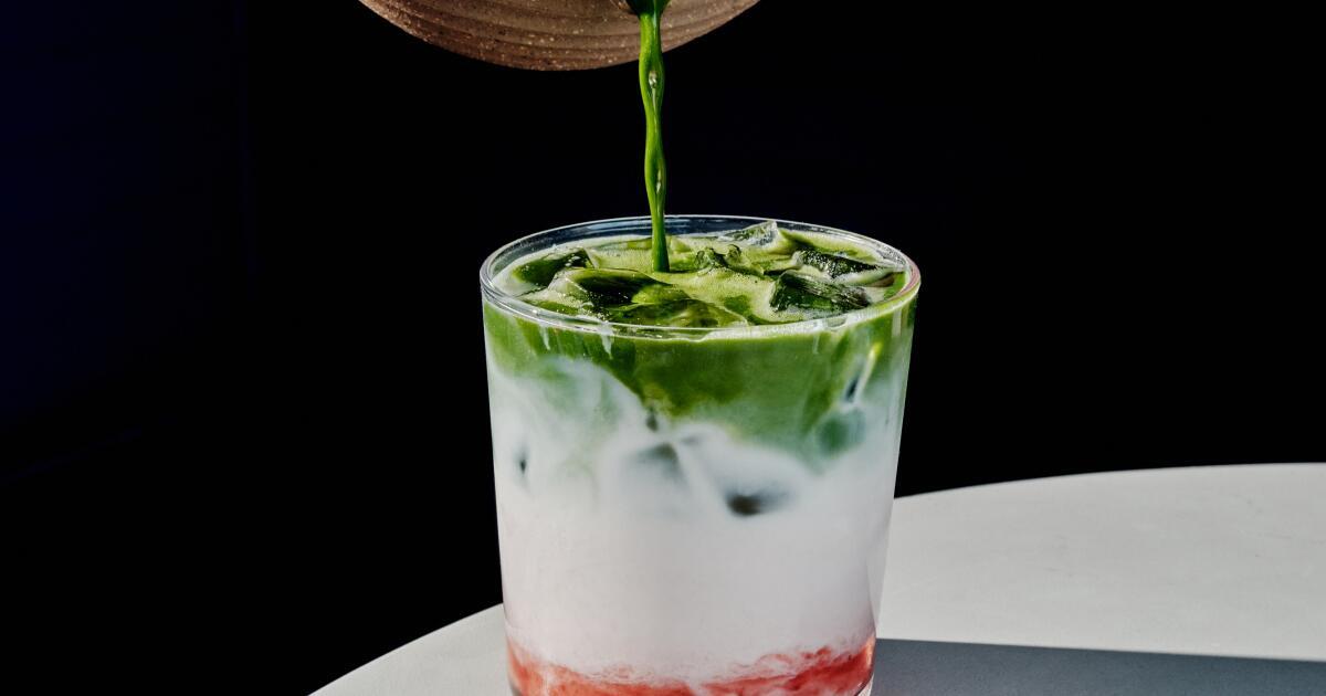 Extravagant coffee and matcha drinks in Los Angeles