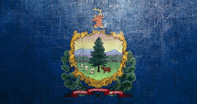 An image of the Vermont state flag.