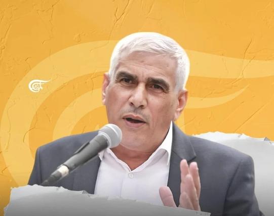 Al Mayadeen's bureau chief in occupied Palestine, Nasser al-Lahham (Designed by: Zeinab al-Hajj/ Al Mayadeen English)
