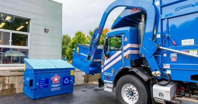 Republic Services truck  