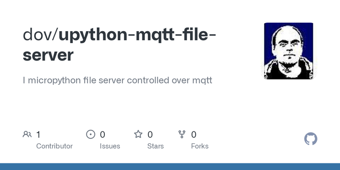 I micropython file server controlled over mqtt. Contribute to dov/upython-mqtt-file-server development by creating an account on GitHub.