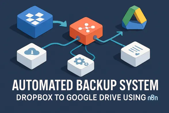 Automated Backup System: Dropbox to Google Drive Using n8n