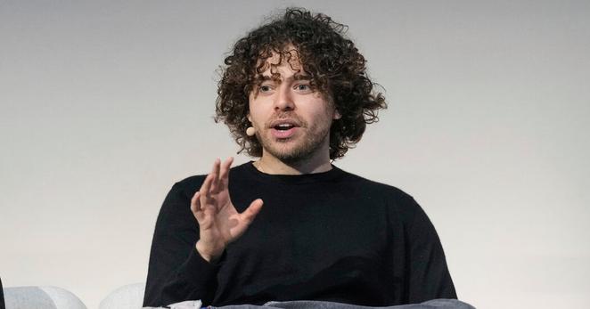 Shayne Coplan, the chief executive of the betting platform Polymarket, at a conference in Manhattan last month.