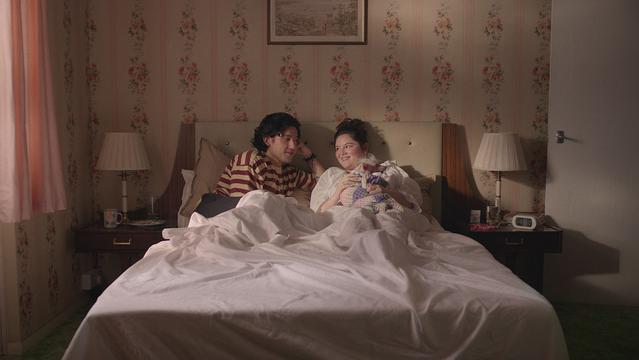 Will Sharpe and Megan Stalter in Too Much