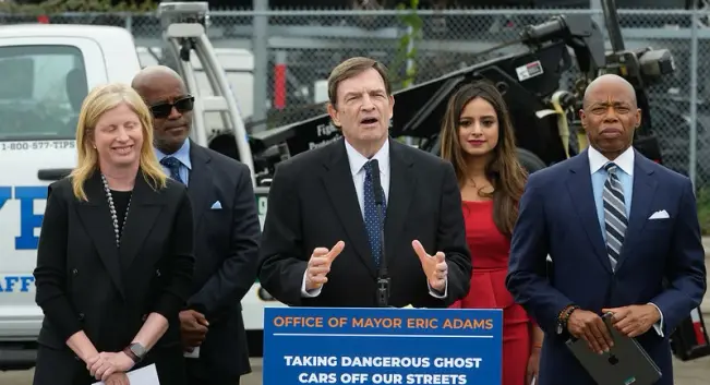 A photo of interim NYPD Commissioner Thomas Donlon