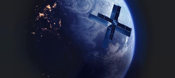 Illustration: Hubble Network satellite in space