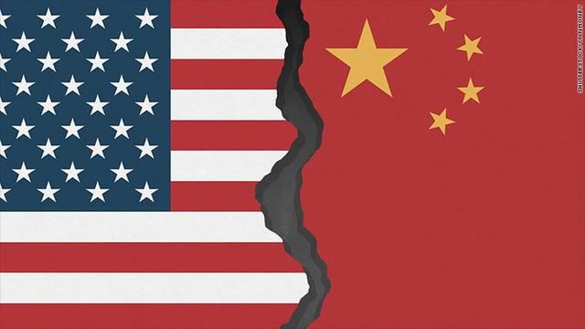 US China flags US China flags