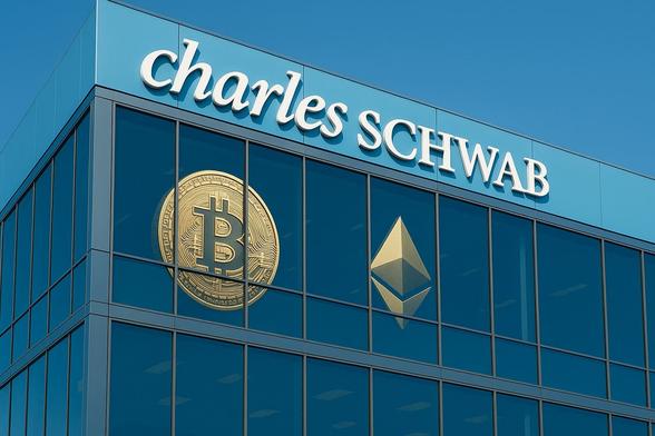 Charles Schwab confirms Bitcoin, Ethereum spot trading launch, eyes stablecoins.