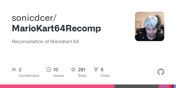 Recompilation of MarioKart 64. Contribute to sonicdcer/MarioKart64Recomp development by creating an account on GitHub.