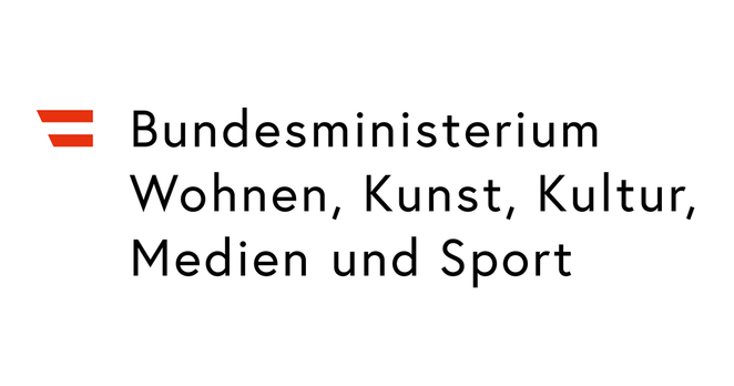 Logo Bundesministerium für Wohnen, Kunst, Kultur, Medien und Sport (BMWKMS)