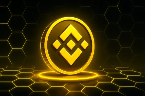 Picture showing BNB coin