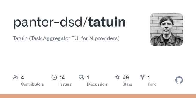 Tatuin (Task Aggregator TUI for N providers). Contribute to panter-dsd/tatuin development by creating an account on GitHub.