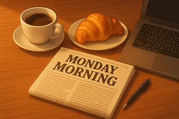 Picture showing crypto newspaper