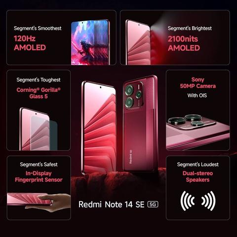 Redmi Note 14 SE 5G Unveiled: Dimensity 7025, 120Hz AMOLED, 45W Charge