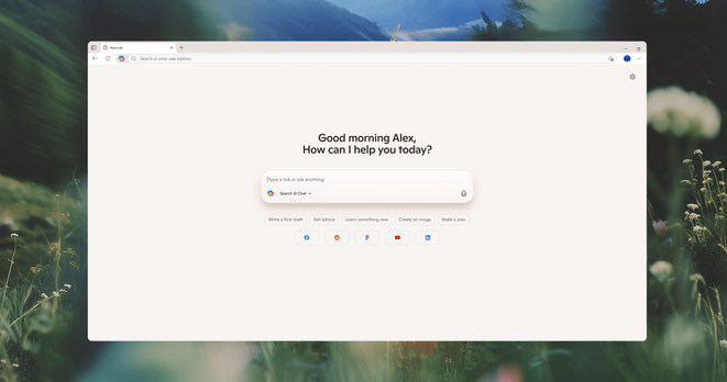 The new Copilot Mode in Microsoft Edge