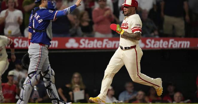 Yoán Moncada delivers key hit as Angels rally past Rangers Yoán Moncada delivers key hit as Angels rally past Rangers