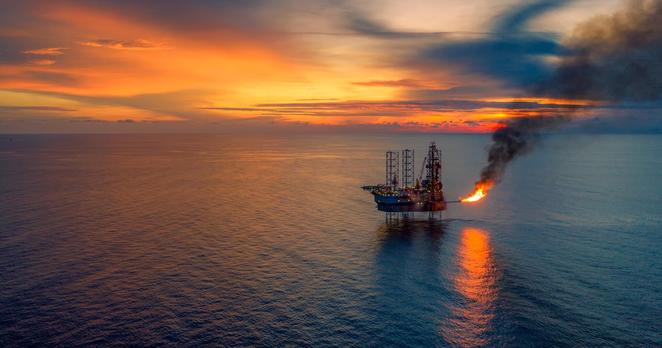 Oil and Gas Exploration Drilling Rig in the middle of Gulf of Thailand, Offshore Malaysia.  Photo / Getty Images