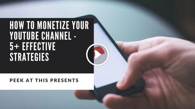 monetize your youtube channel