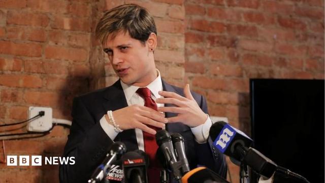 Source visual published with “Right-wing commentator Milo Yiannopoulos detained by ICE”