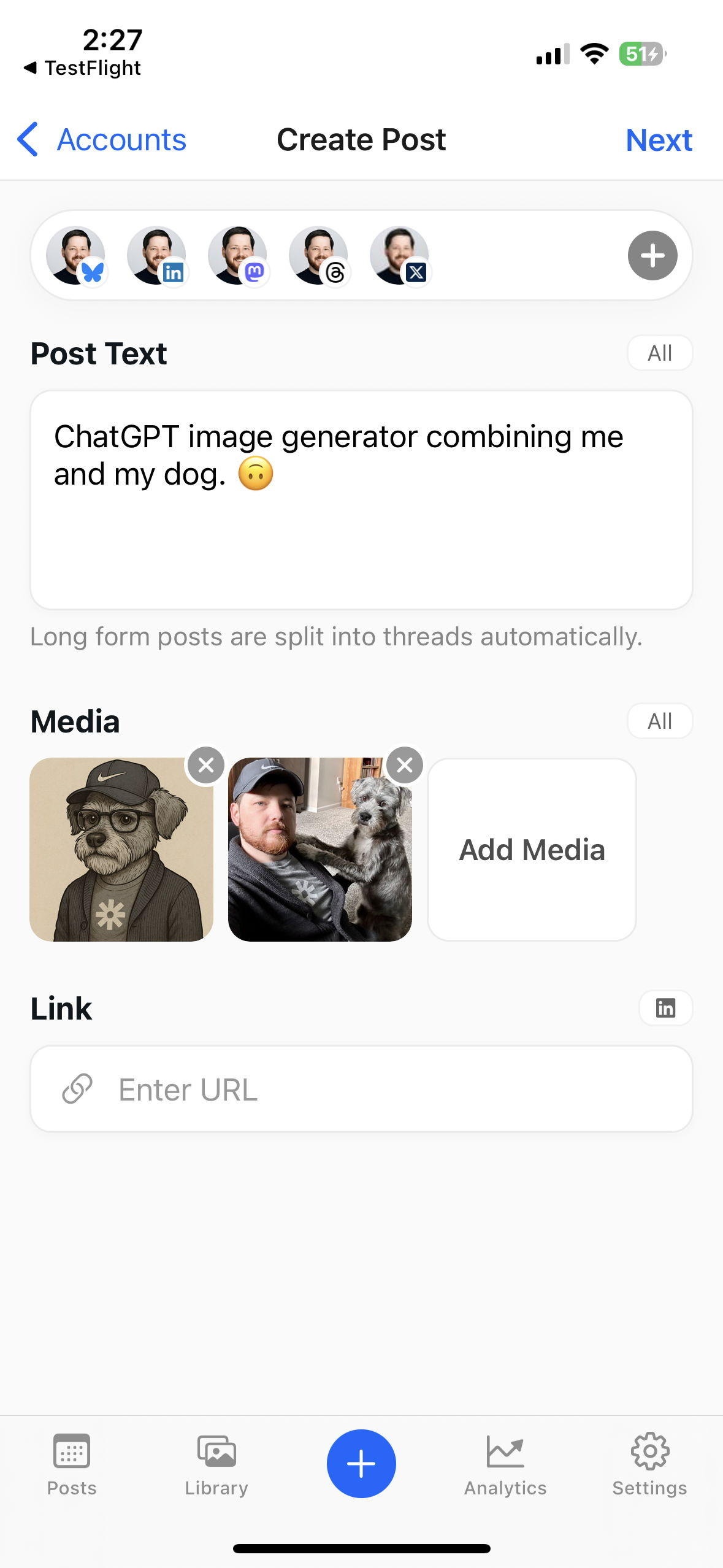Posted media