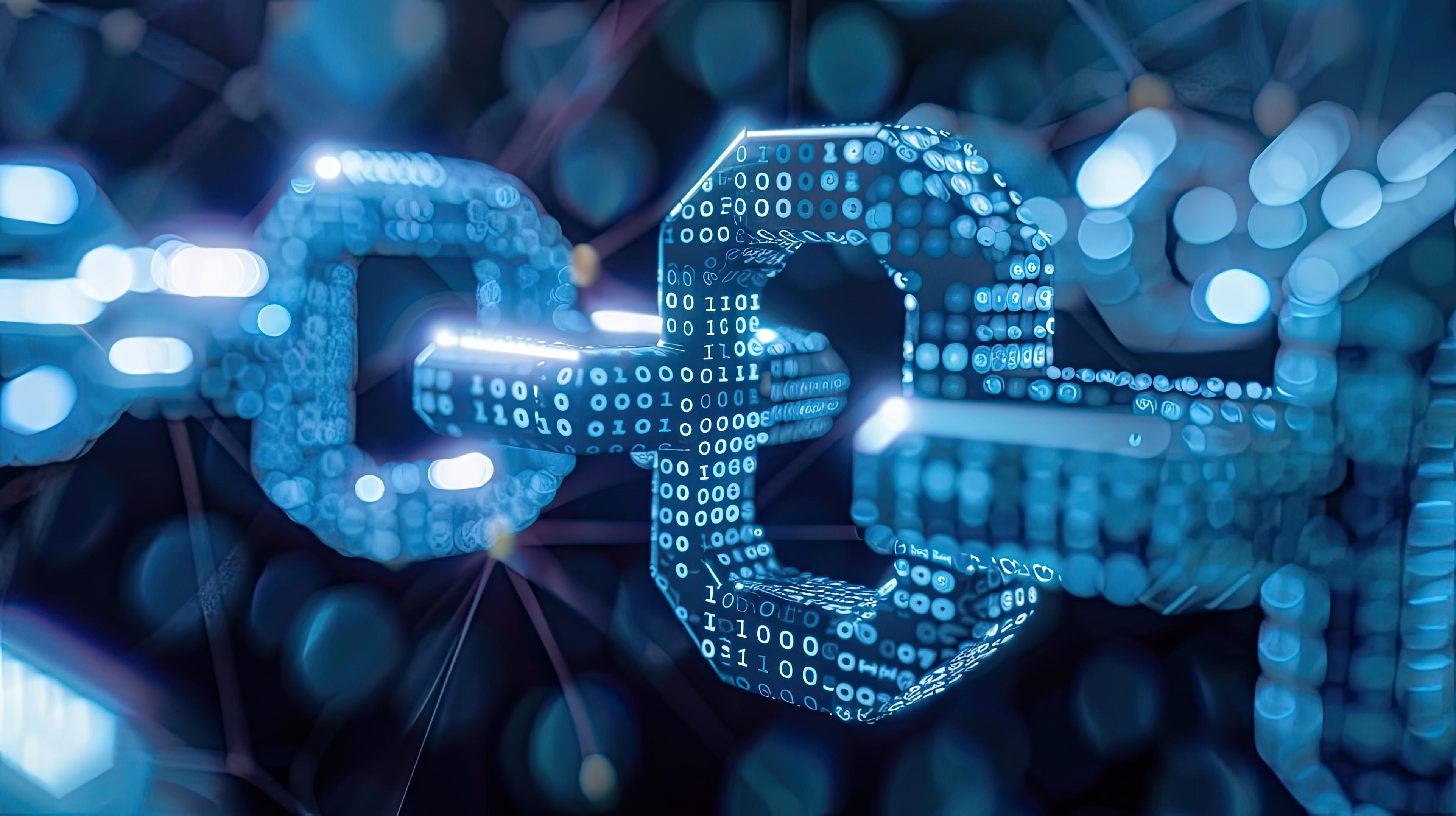 Blockchain graphic